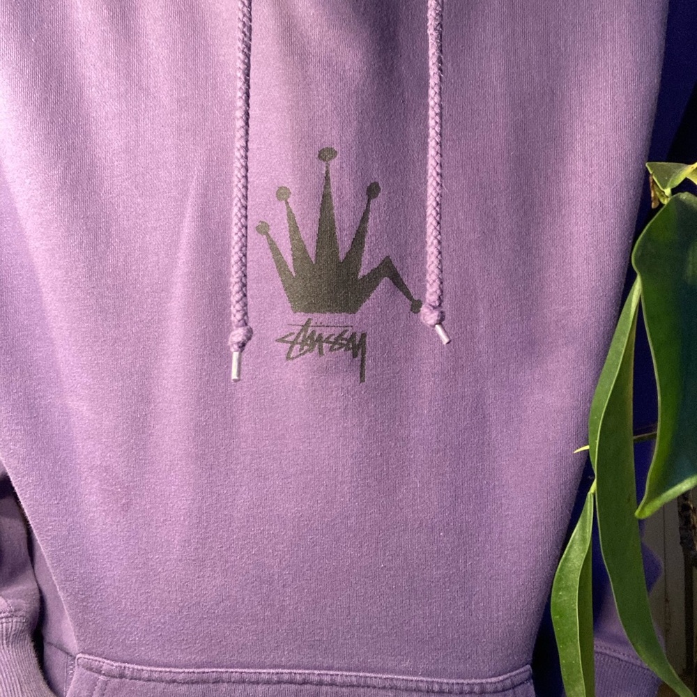 Stussy Men's Purple Hoodie View 5
